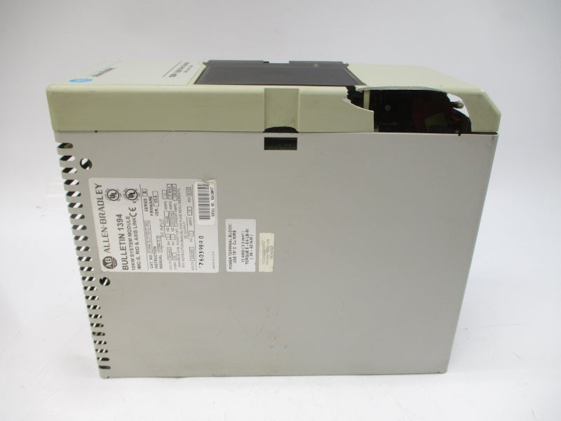 ALLEN BRADLEY 1394-SJT10-C-RL SER. B F/W V3.6 380/460VAC 13A (AS PICTURED) UNMP