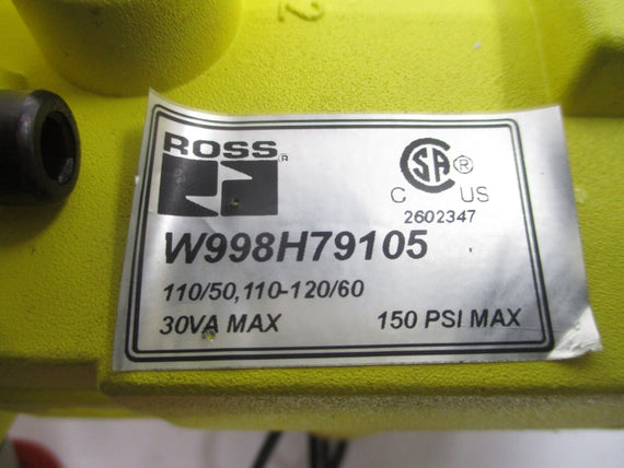 ROSS Y2773A5072 110-120V 150PSI NSNP