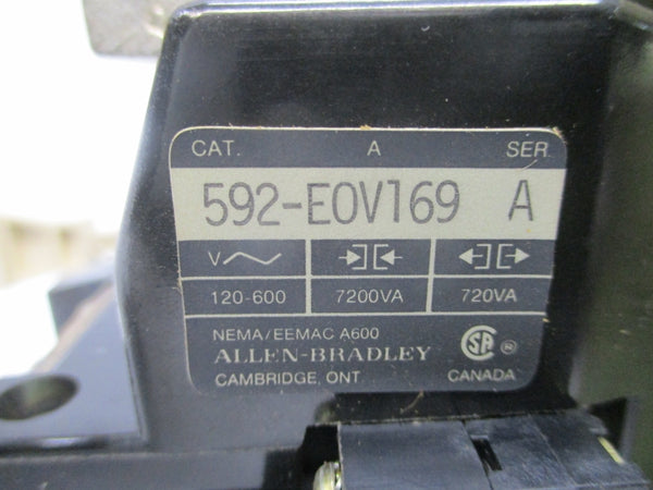 ALLEN BRADLEY 592-EOV169 SER. A 120-600V NSNP