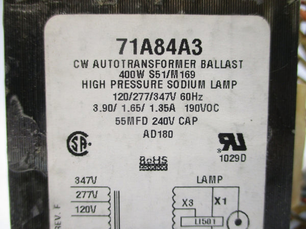 PHILIPS ADVANCE 71A84A3 347V 3.90A NSNP