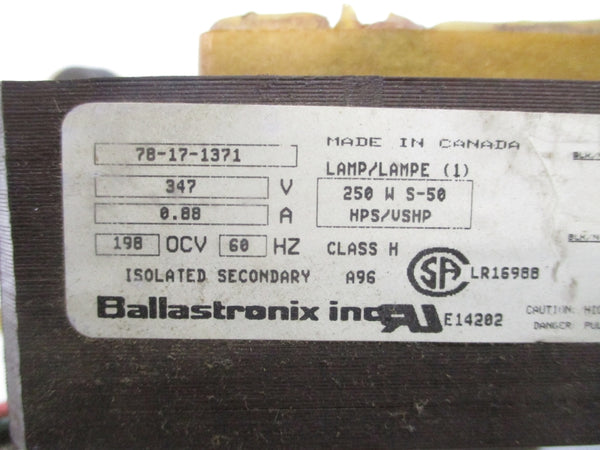 BALLASTRONIX 78-17-1371 347V 0.88A NSNP