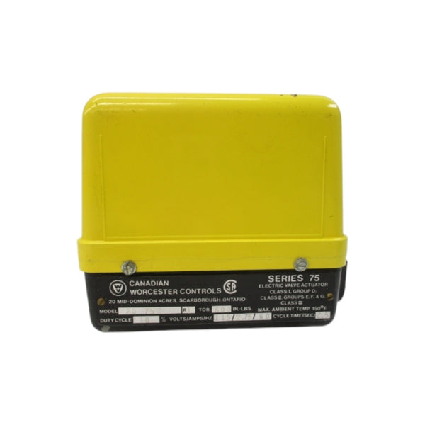 WORCESTER CONTROLS 20752R1 SER. 75 115V 2.75A 2.5S NSNP