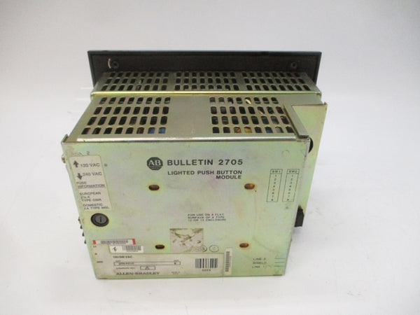 ALLEN BRADLEY 2705-P21J1 SER. B F/W A 120/240VAC 2A UNMP