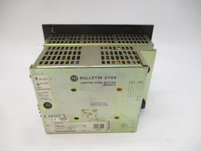 ALLEN BRADLEY 2705-P21J1 SER. B F/W A 120/240VAC 2A UNMP