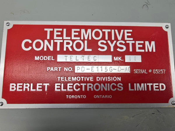 BERLET ELECTRONICS PD-E115G-D-A0 TELTEC NSNP