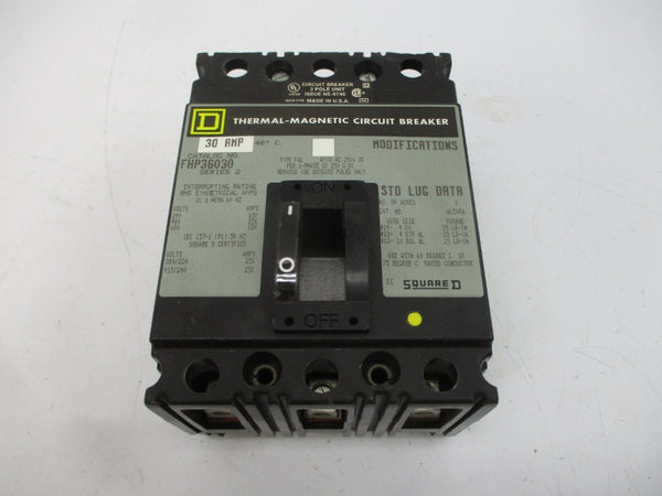 SQUARE D FHP36030 SER. 2 600V 30A NSMP
