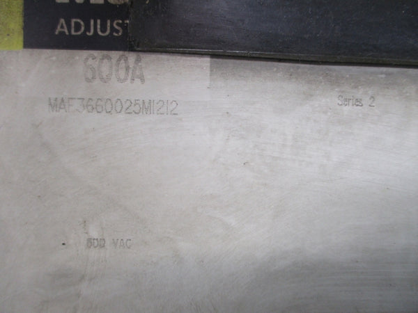 SQUARE D MAF3660025M1212 SER. 2 600VAC 600A (AS PICTURED) UNMP