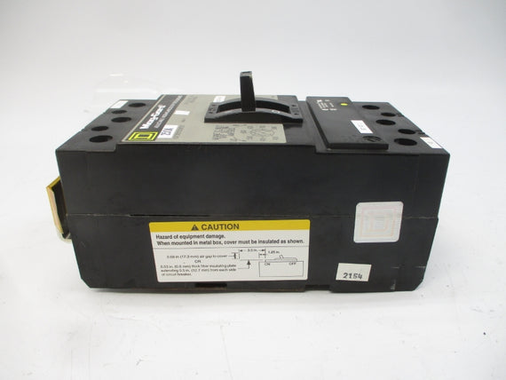 SQUARE D KAF3625021M1212 SER. 2 600VAC 250A NSNP
