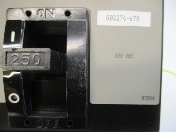 SQUARE D KAF3625021M1212 SER. 2 600VAC 250A NSNP