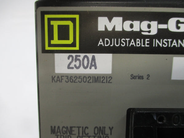 SQUARE D KAF3625021M1212 SER. 2 600VAC 250A NSNP