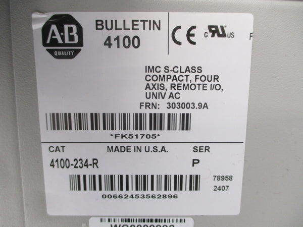 ALLEN BRADLEY 4100-234-R SER. P F/W 303003.9A UNMP