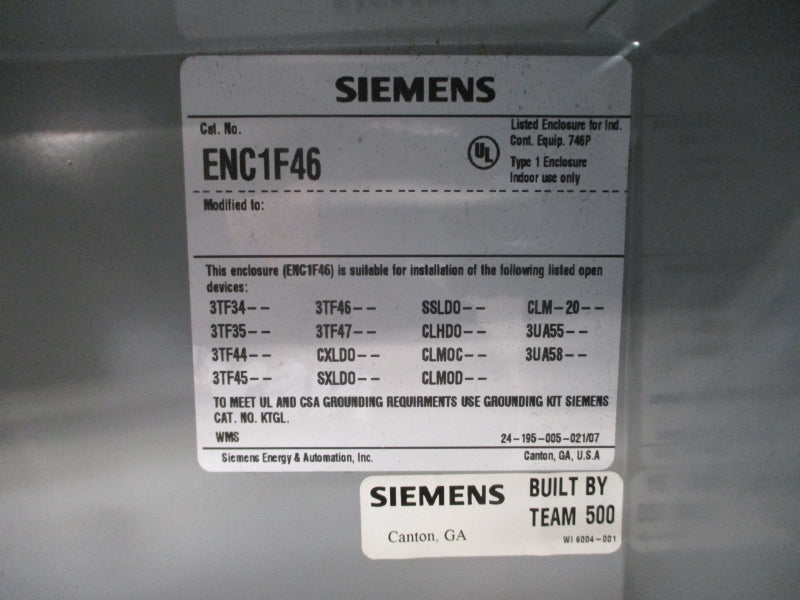 SIEMENS ENC1F46 UNMP