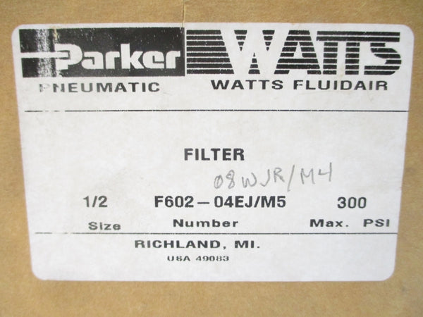 PARKER F602-04EJ/M5 300PSI 1/2" NSMP
