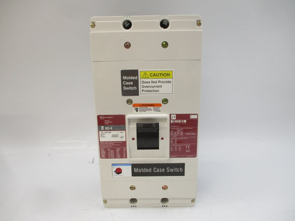 CUTLER HAMMER ND3800WK 1488D07G51 SER. C 600VAC 800A NSMP