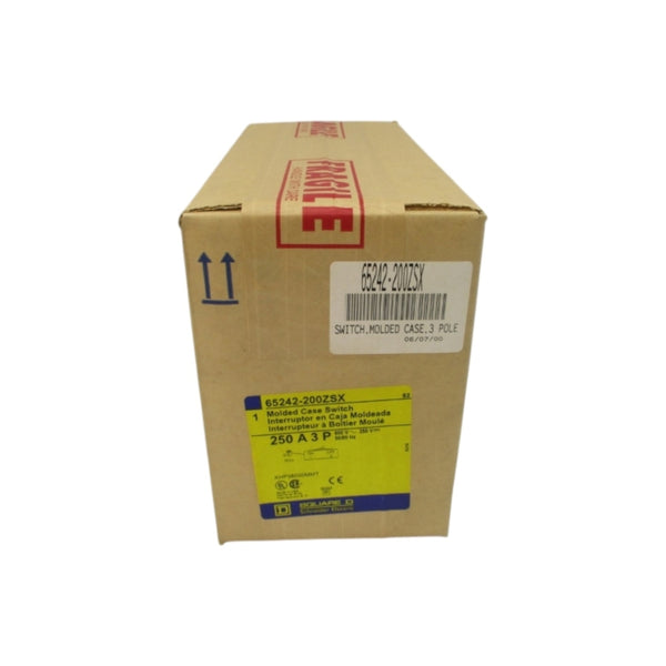 SQUARE D 65242-200ZSX SER. 2 600V 250A NSFS