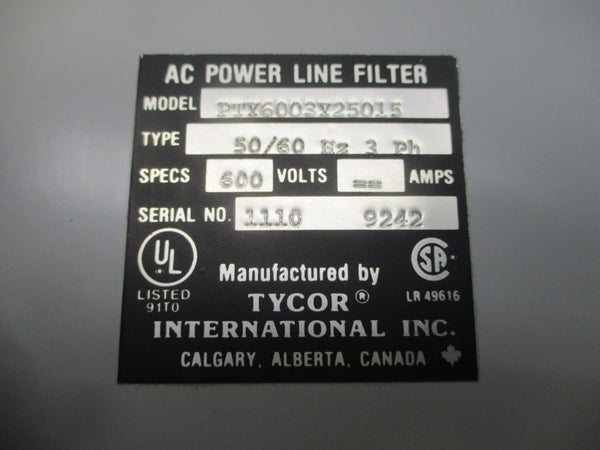 TYCOR PTY6003Y25015 600V NSNP