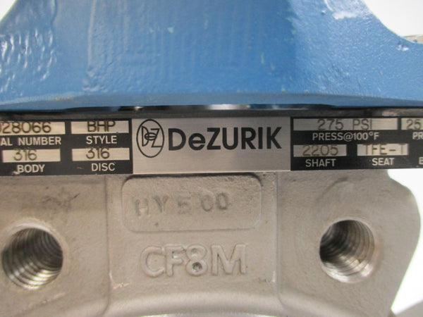 DEZURIK 2097003R002 9711232 SIZE 4 275PSI UNMP