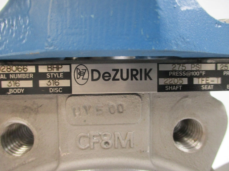 DEZURIK 2097003R002 9711232 SIZE 4 275PSI UNMP