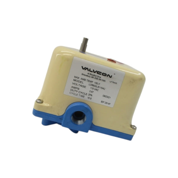 VALVCON LCR600LS115AC 115VAC 0.87A 16S NSNP