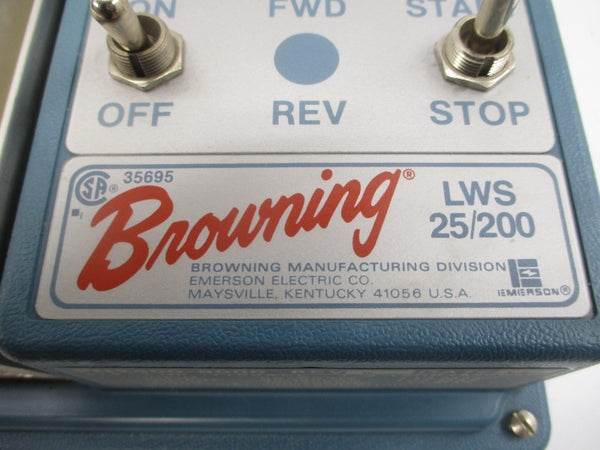BROWNING LWS25/200 PN2400-8000 115/230VAC 14A REV. K NSNP