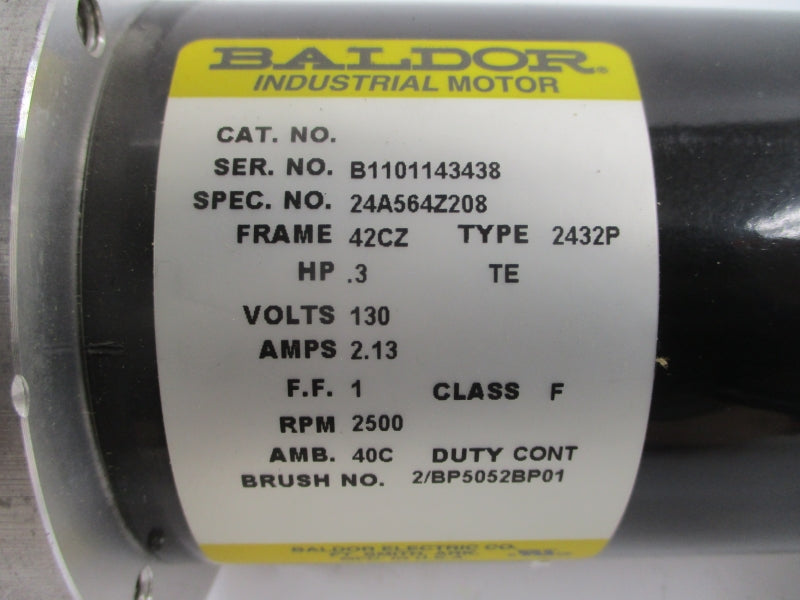 BALDOR 24A564Z208 130V 2.13A NSNP