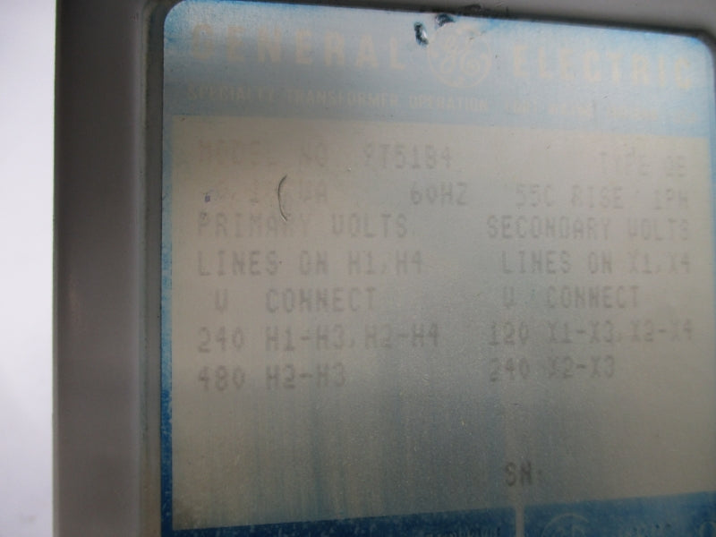 GENERAL ELECTRIC 9T51B4 240/480V UNMP