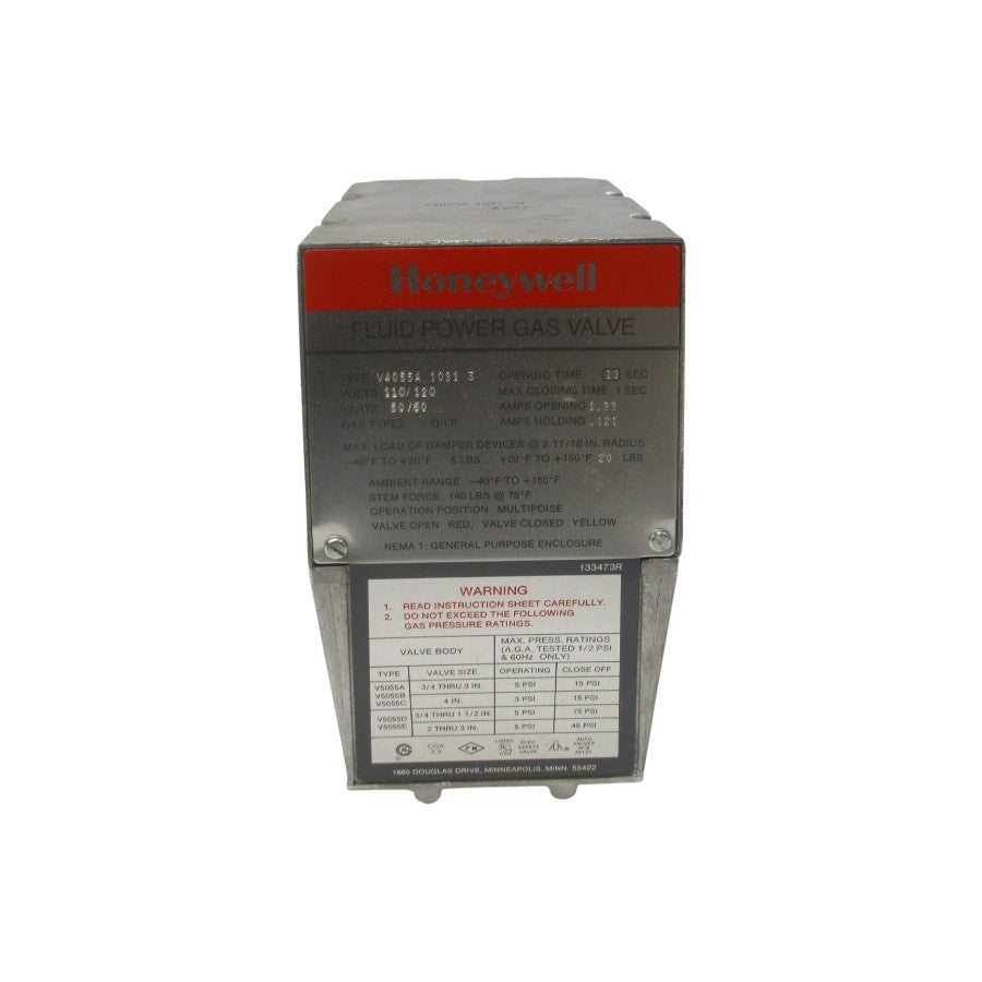 HONEYWELL V4055A1031 110/120V 1.33/.121A 5-45PSI 1-13S NSNP