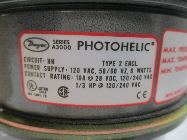 DWYER A3005-LT 120/240VAC 10A 25PSI NSMP