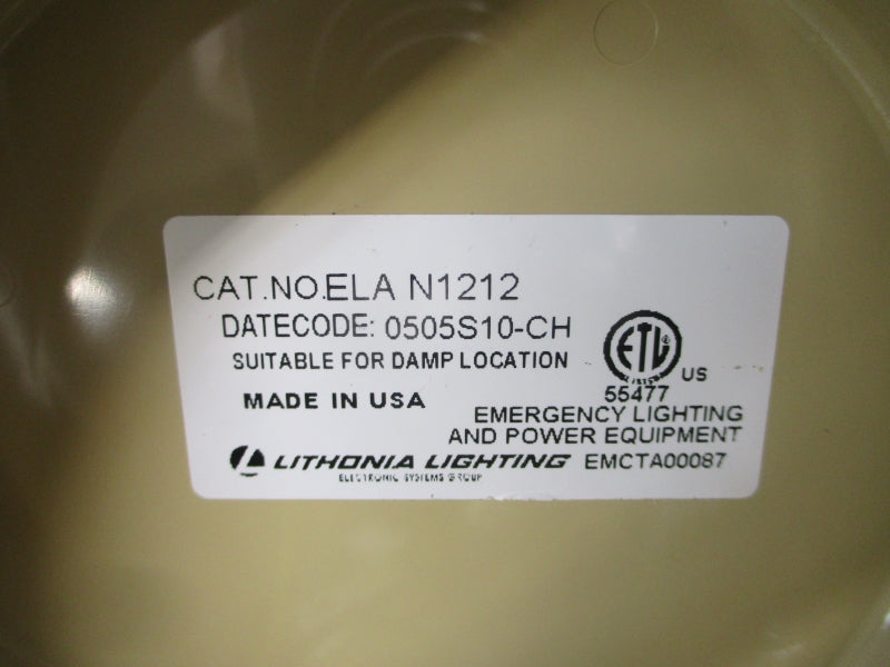 LITHONIA LIGHTING ELAN1212 12V NSMP