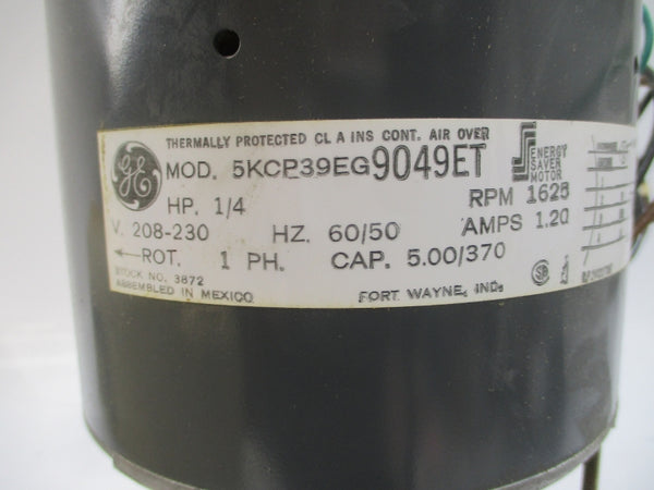 GENERAL ELECTRIC 5KCP39EG9049ET 208-230V 1.20A NSMP