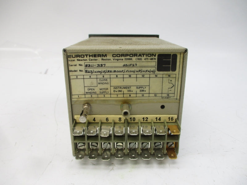 EUROTHERM 927/VM/J/32-800F/P100/VP/115V/X// 115/230V UNMP