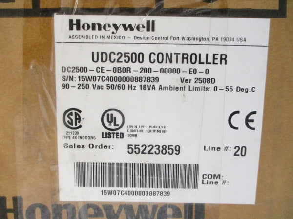 HONEYWELL DC2500-CE-0B0R-200-00000-E0-0 90-250VAC NSMP