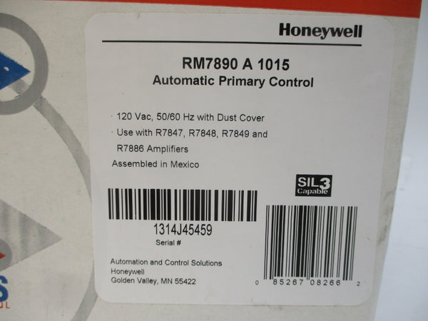 HONEYWELL RM7890A1015 120VAC REV. E NSMP