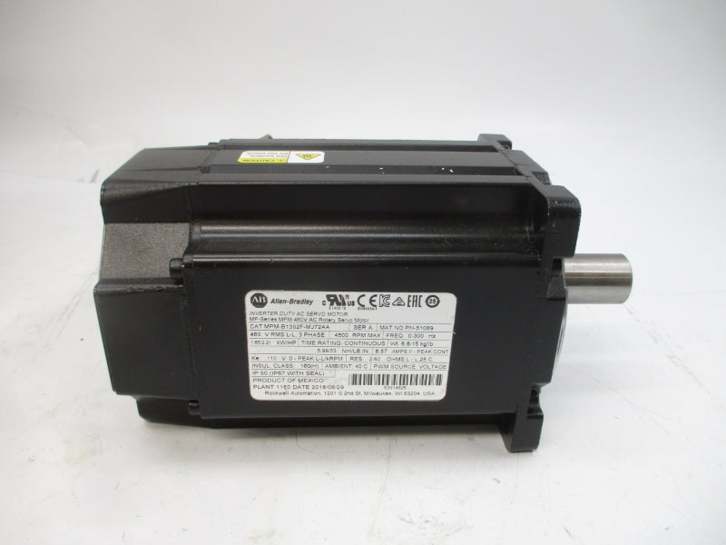 ALLEN BRADLEY MPM-B1302F-MJ72AA SER. A 480VAC 8.57A NSMP