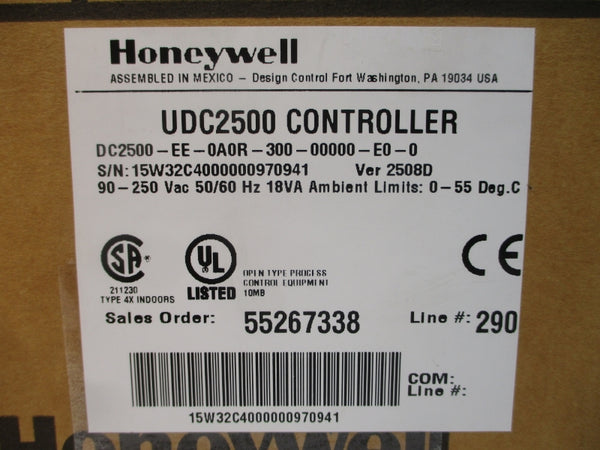 HONEYWELL DC2500-EE-0A0R-300-00000-E0-0 90-250VAC NSMP