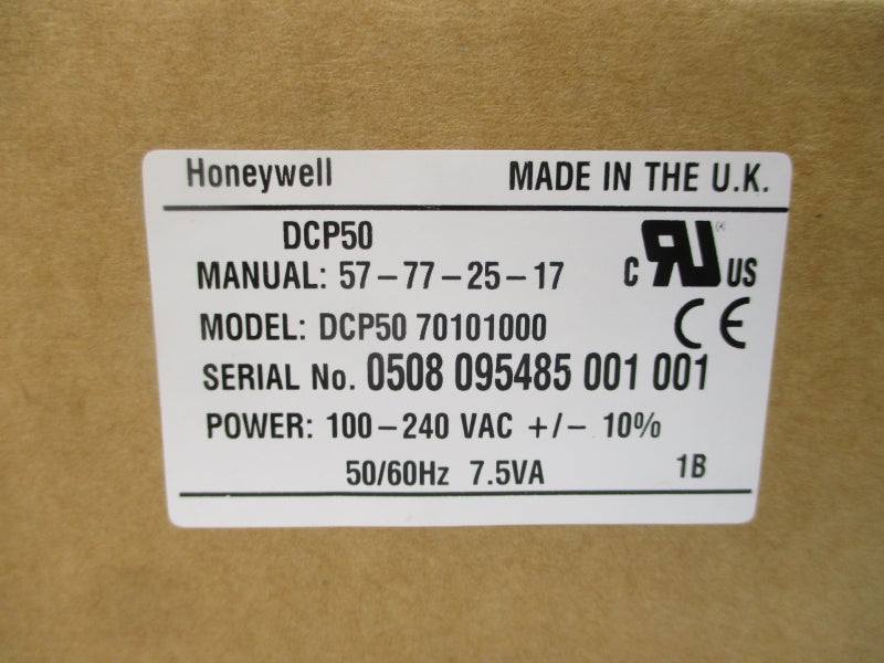 HONEYWELL DCP5070101000 100-240VAC 2A NSMP