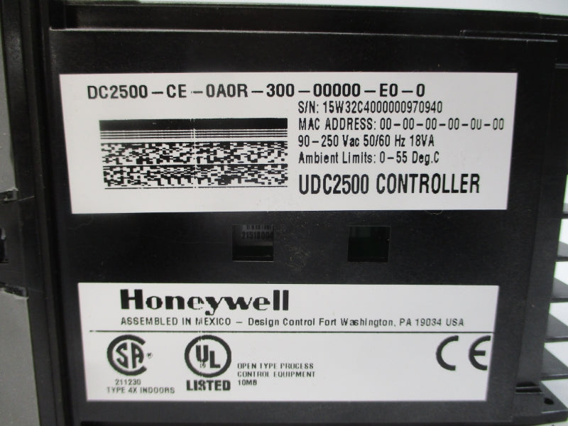 HONEYWELL DC2500-CE-0A0R-300-00000-E0-0 90-250VAC NSMP