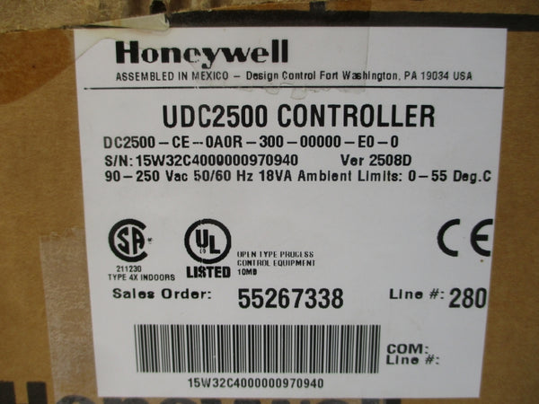 HONEYWELL DC2500-CE-0A0R-300-00000-E0-0 90-250VAC NSMP