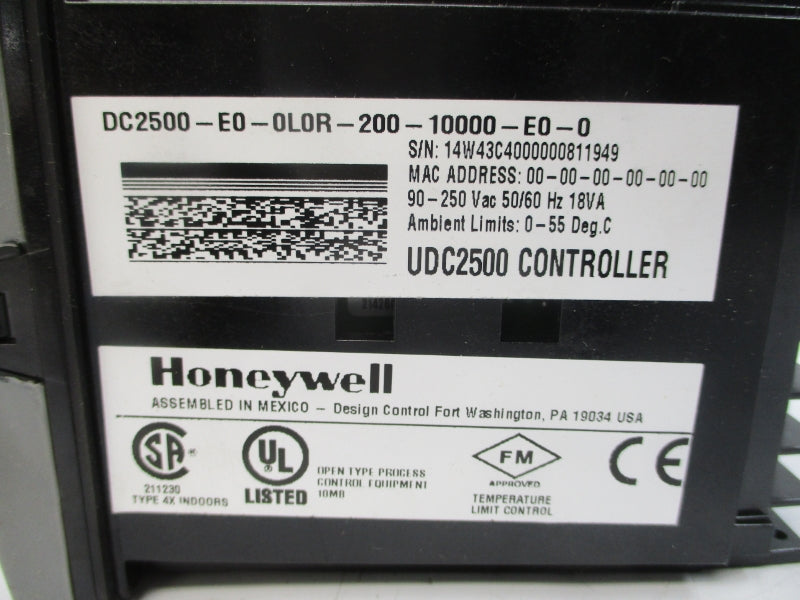 HONEYWELL DC2500-E0-0L0R-200-10000-E0-0 90-250VAC NSMP