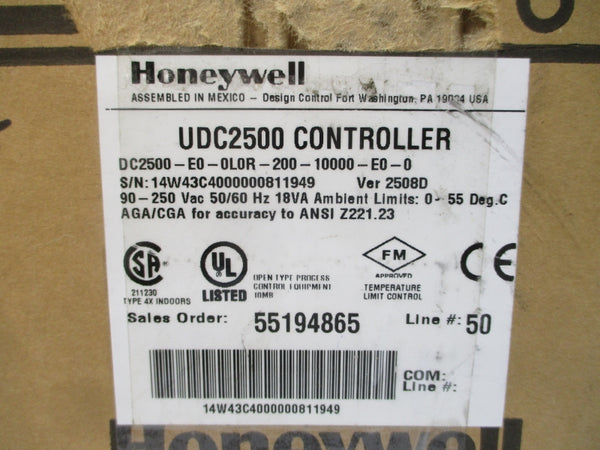 HONEYWELL DC2500-E0-0L0R-200-10000-E0-0 90-250VAC NSMP
