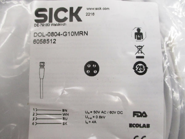 SICK DOL-0804-G10MRN 6058512 50VAC 4A NSMP
