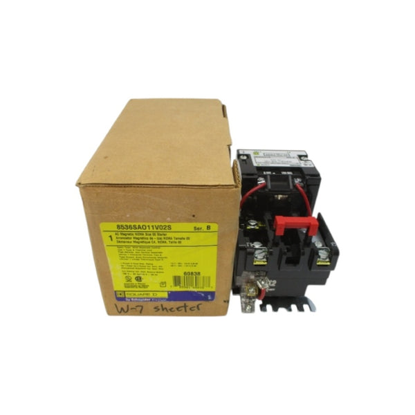 SQUARE D 8536SAO11V02S SER. B 110/120V NSMP