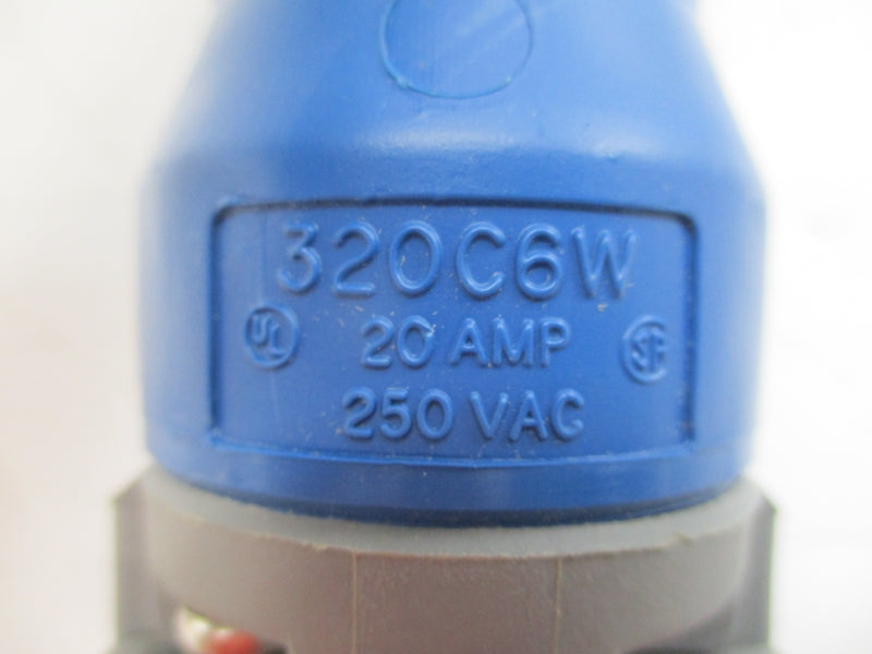 HUBBELL HBL320C6W 250VAC 20A NSMP