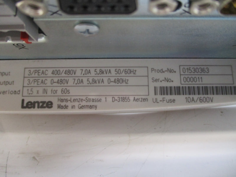 LENZE EVS9324-ESV004 13015906 400/480VAC 7.0A NSNP