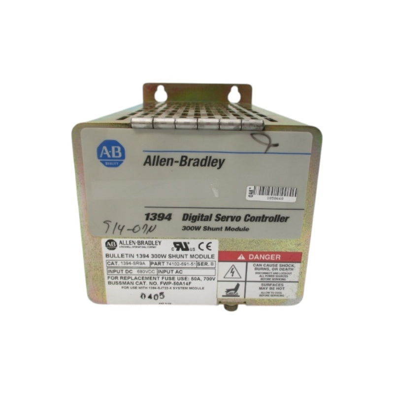 ALLEN BRADLEY 1394-SR9A SER. B 680VDC 50A NSNP