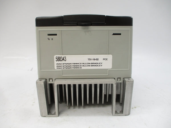 ALLEN BRADLEY 20AE3P9A0AYNNNC0 SER. A F/W 5.001 432-660VAC 4.4A NSNP