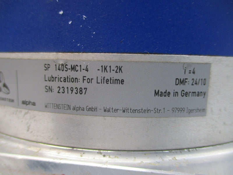 WITTENSTEIN SP140S-MC1-4-1K1-2K NSNP