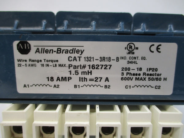 ALLEN BRADLEY 1321-3R18-B 600V 18A NSNP