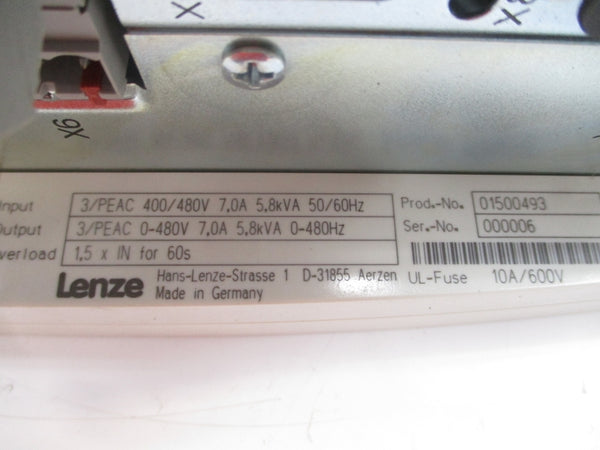 LENZE EVS9324-ESV004 13015906 400/480VAC 7.0A (AS PICTURED) NSNP