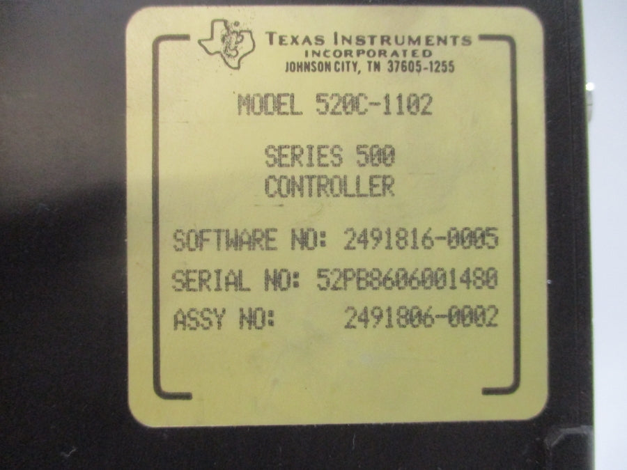 TEXAS INSTRUMENTS 520C-1102 2491806-0002 SER. 500 UNMP